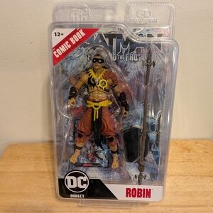 DC Direct Robin Action Figure - Brown and Yellow